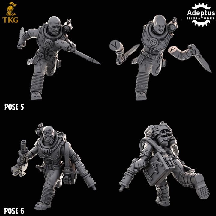 The Hiveborne Kill Squad by Adeptus Miniatures | 3D printed Tabletop Miniatures