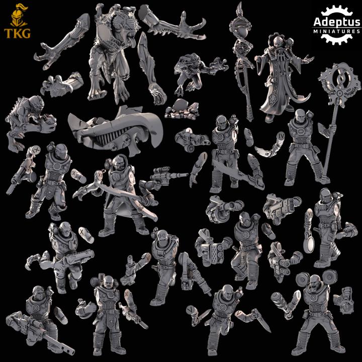 The Hiveborne Kill Squad by Adeptus Miniatures | 3D printed Tabletop Miniatures