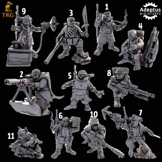 Nimblers Kill Squad by Adeptus Miniatures | 3D printed Tabletop Miniatures