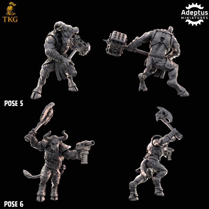 Gorehorn Kill Squad by Adeptus Miniatures | 3D printed Tabletop Miniatures