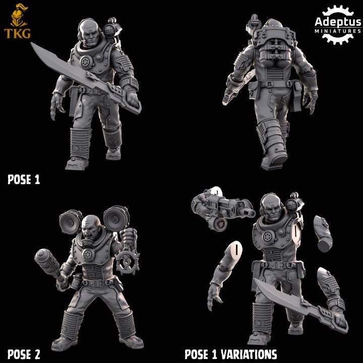 The Hiveborne Kill Squad by Adeptus Miniatures | 3D printed Tabletop Miniatures