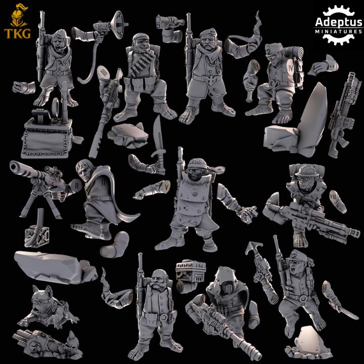 Nimblers Kill Squad by Adeptus Miniatures | 3D printed Tabletop Miniatures