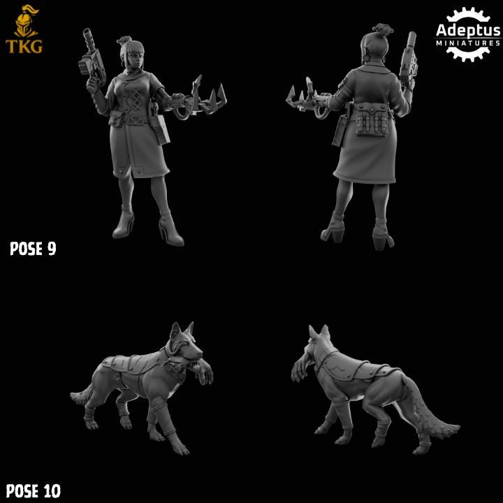 Mercenary Syndicate Kill Squad by Adeptus Miniatures | 3D printed Tabletop Miniatures