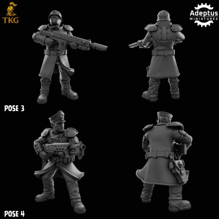 Mercenary Syndicate Kill Squad by Adeptus Miniatures | 3D printed Tabletop Miniatures