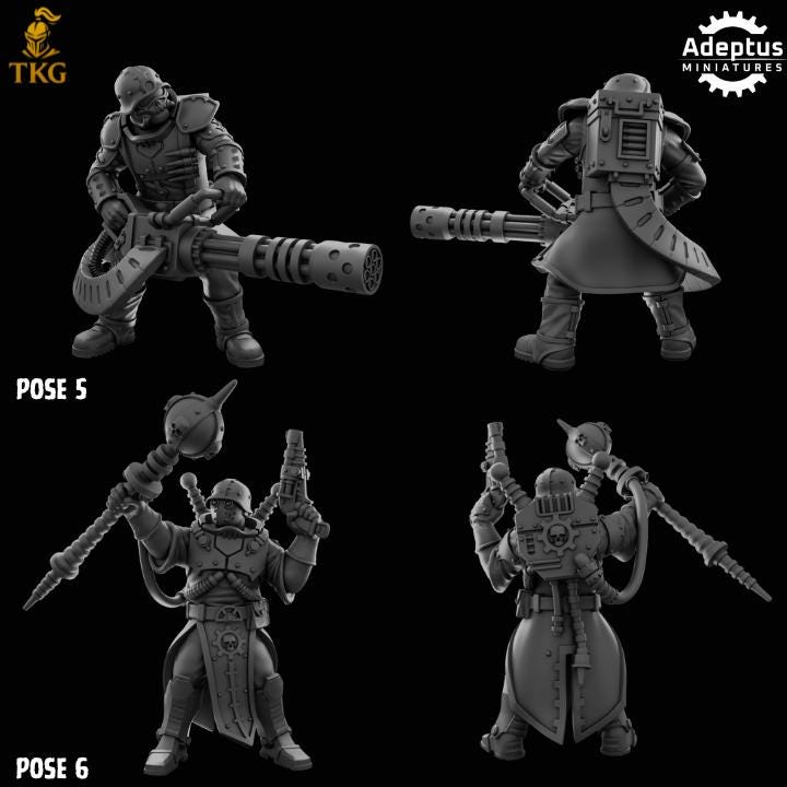 Mercenary Syndicate Kill Squad by Adeptus Miniatures | 3D printed Tabletop Miniatures