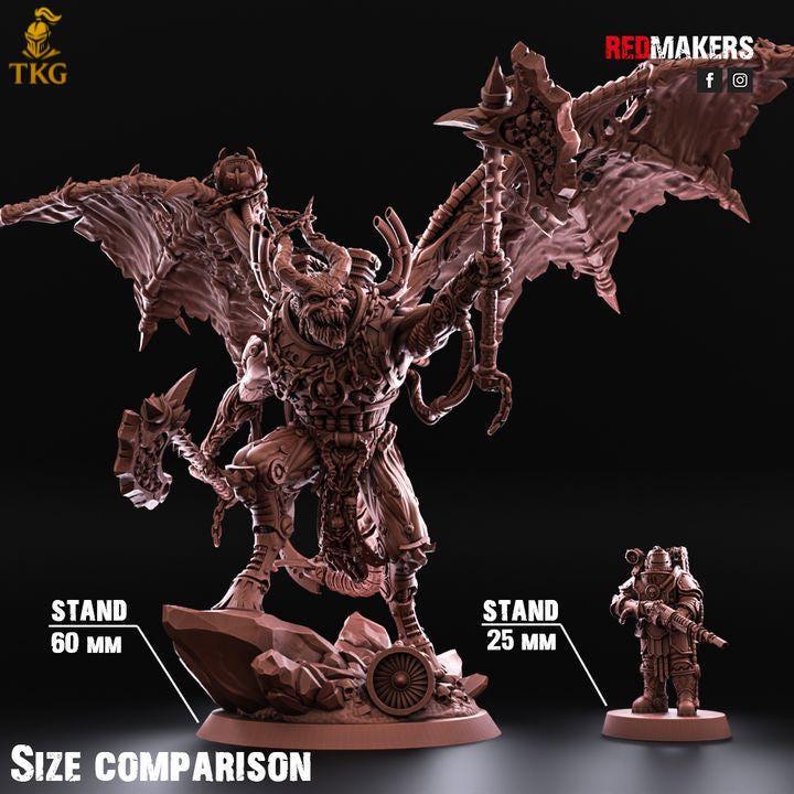 Doomlord | Demon Prince Proxy by RedMakers | 3D Printed Tabletop Miniatures