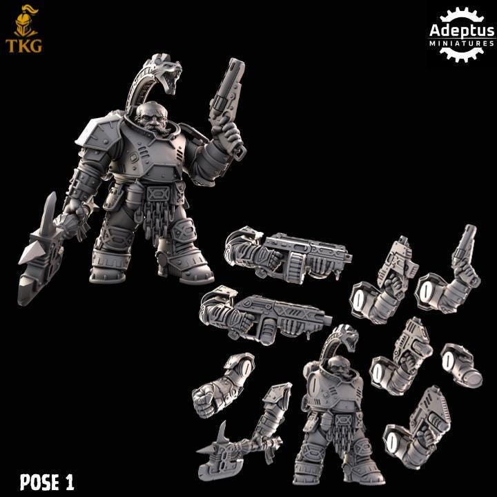 Heavy Dwarves Kill Squad by Adeptus Miniatures | 3D printed Tabletop Miniatures