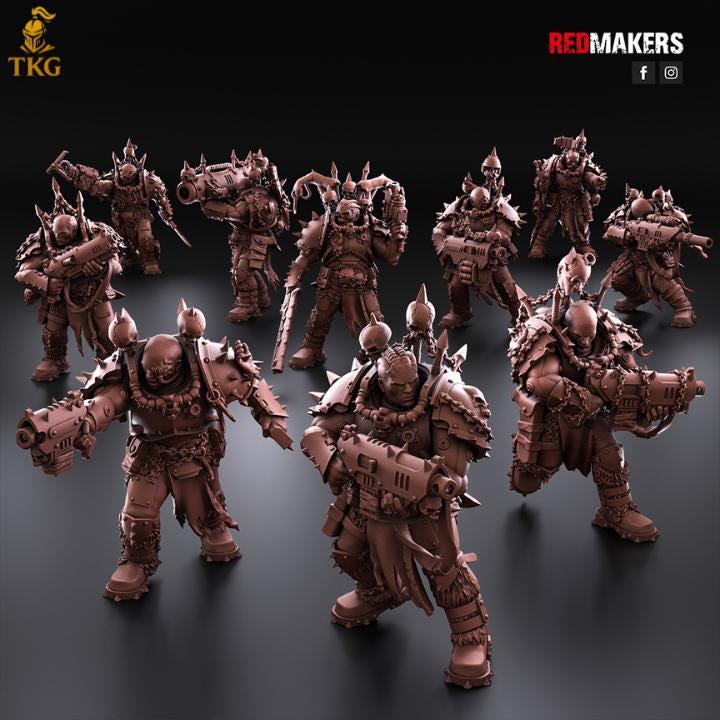 Renegade Scouts Kill Squad by Red Makers | 3D printed Tabletop Miniatures