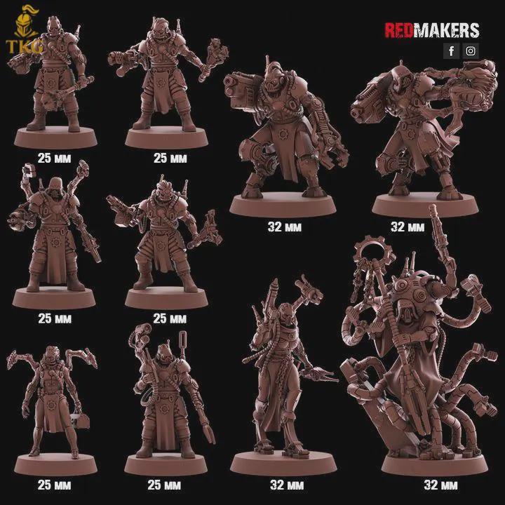 Omniforge Kill Squad by Red Makers | 3D printed Tabletop Miniatures