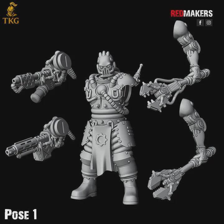 Omniforge Kill Squad by Red Makers | 3D printed Tabletop Miniatures