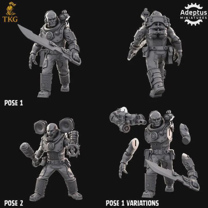 The Hiveborne Kill Squad by Adeptus Miniatures | 3D printed Tabletop Miniatures