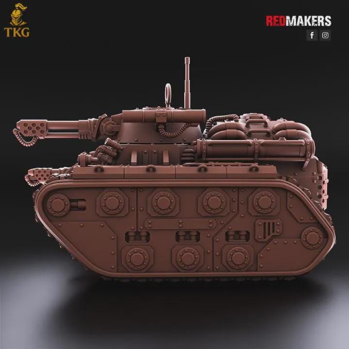 Armored Flamethrower - Imperial Force by Redmakers | 3D Printed Tabletop Miniatures