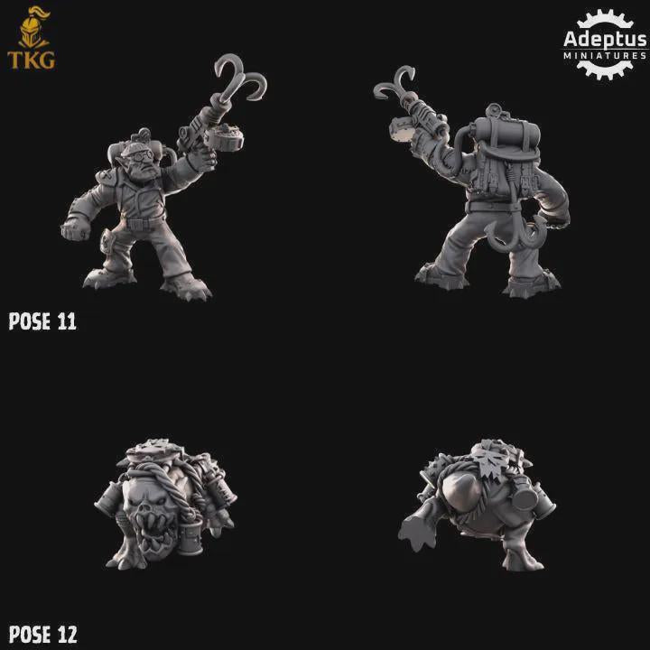 Da Snikkas Kill Squad by Adeptus Miniatures | 3D printed Tabletop Miniatures