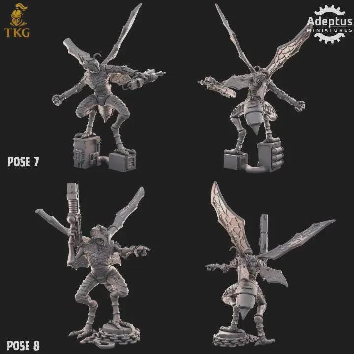 Death Stingers Kill Squad by Adeptus Miniatures | 3D printed Tabletop Miniatures