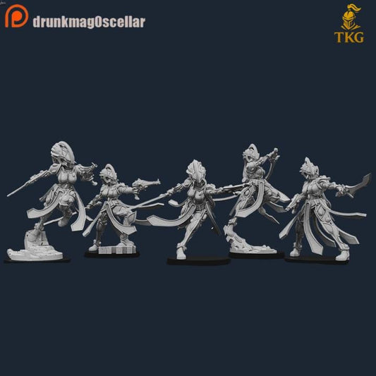 Bone Sirens by DrunkMag0sCellar | 3D printed Tabletop Miniatures
