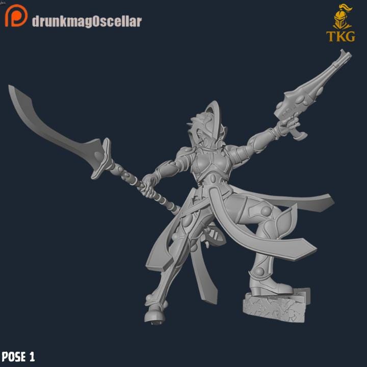 Bone Sirens by DrunkMag0sCellar | 3D printed Tabletop Miniatures