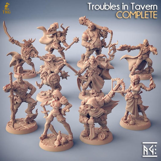 Troubles in Taverns by Artisan Guild | 3D Printed Miniatures