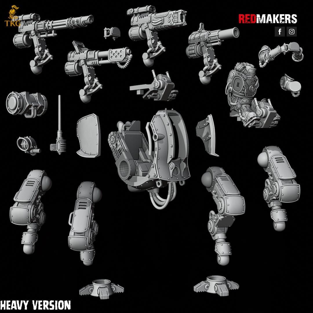 Scout Solar Mech - Imperial Force by Red Makers | 3D printed Tabletop Miniatures