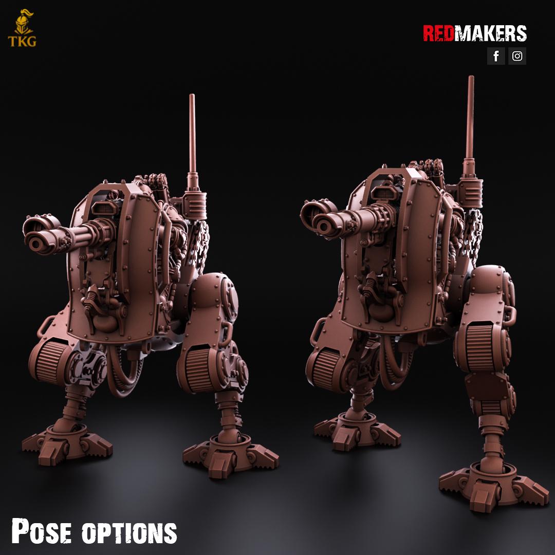 Scout Solar Mech - Imperial Force by Red Makers | 3D printed Tabletop Miniatures