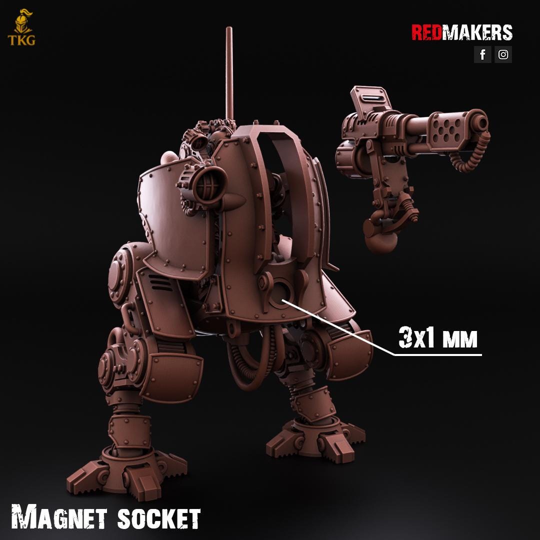 Scout Solar Mech - Imperial Force by Red Makers | 3D printed Tabletop Miniatures