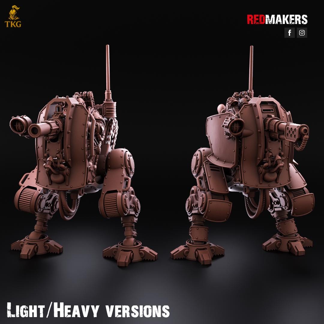 Scout Solar Mech - Imperial Force by Red Makers | 3D printed Tabletop Miniatures