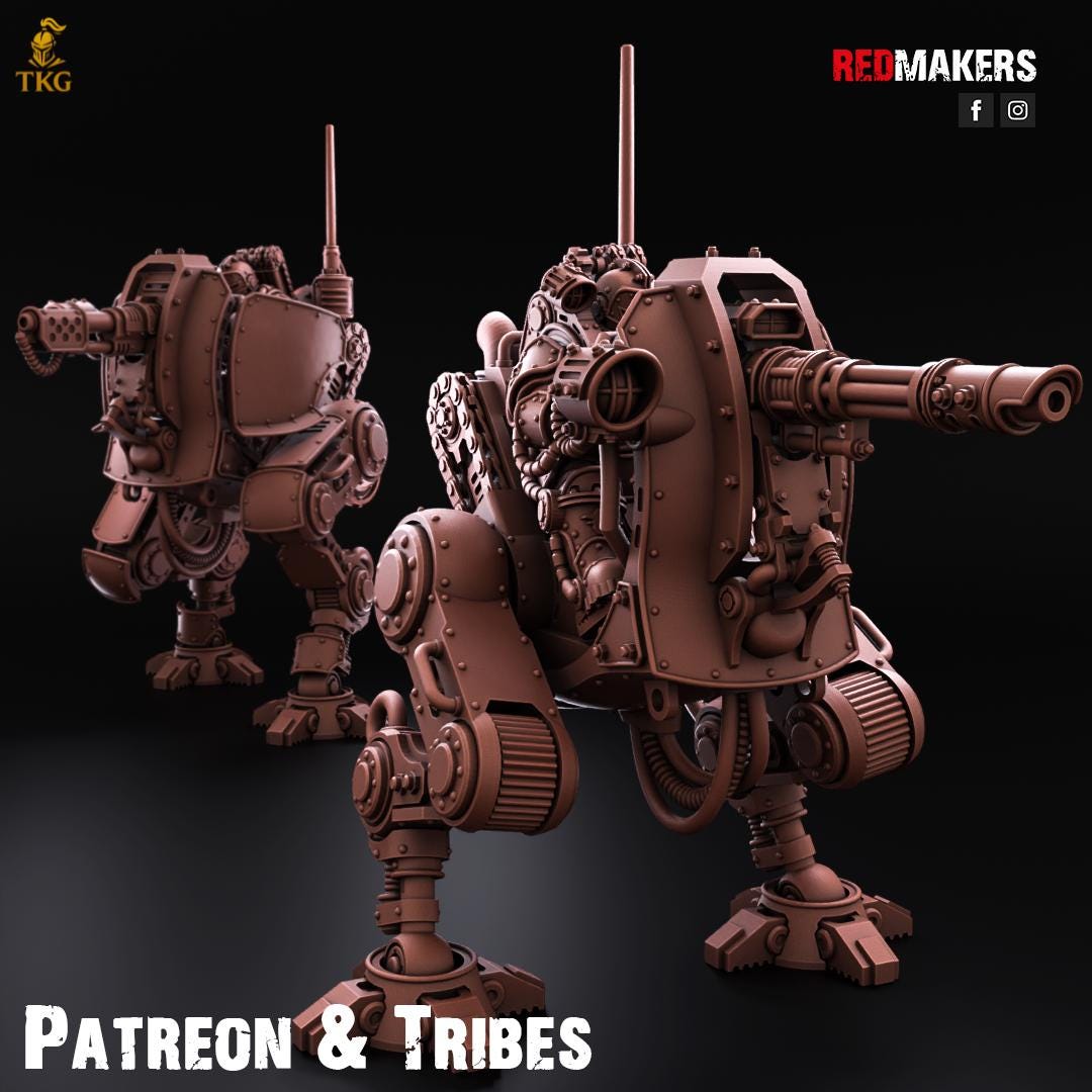 Scout Solar Mech - Imperial Force by Red Makers | 3D printed Tabletop Miniatures