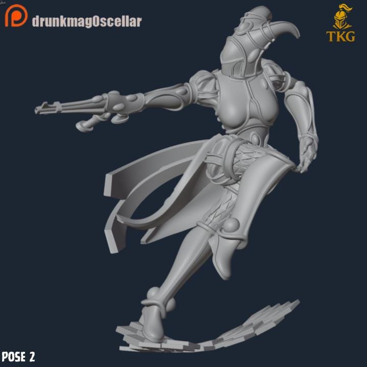 Bone Jesters by DrunkMag0sCellar | 3D printed Tabletop Miniatures