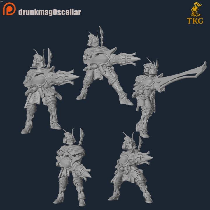 Bone Reapers by DrunkMag0sCellar | 3D printed Tabletop Miniatures
