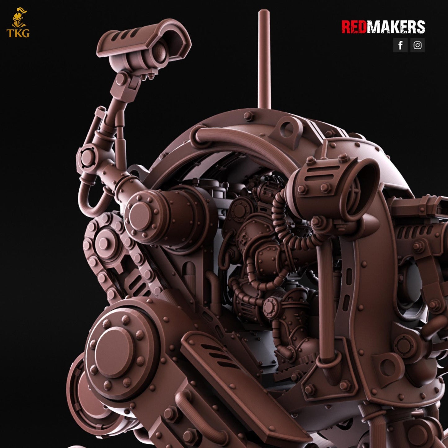 Solar Mech - Imperial Force by Red Makers | 3D printed Tabletop Miniatures