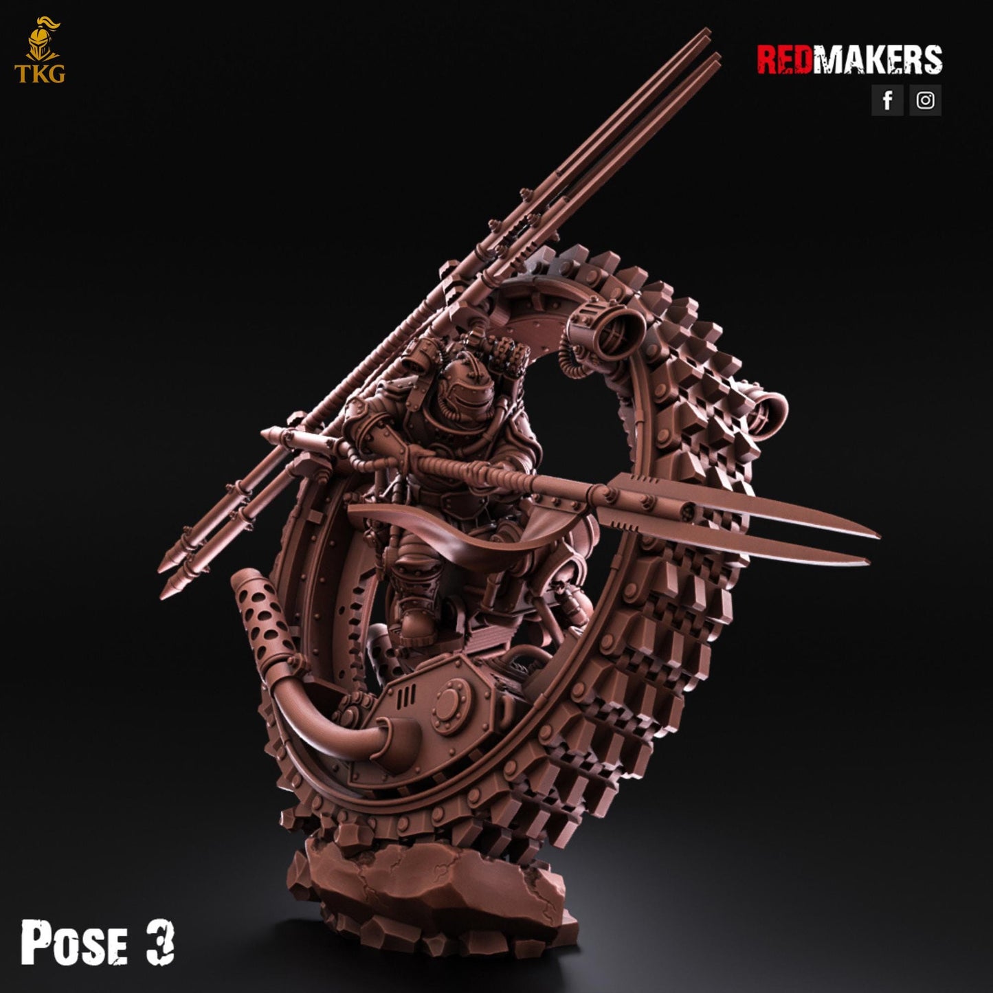 Riders of the Imperial Force by Red Makers | 3D printed Tabletop Miniatures