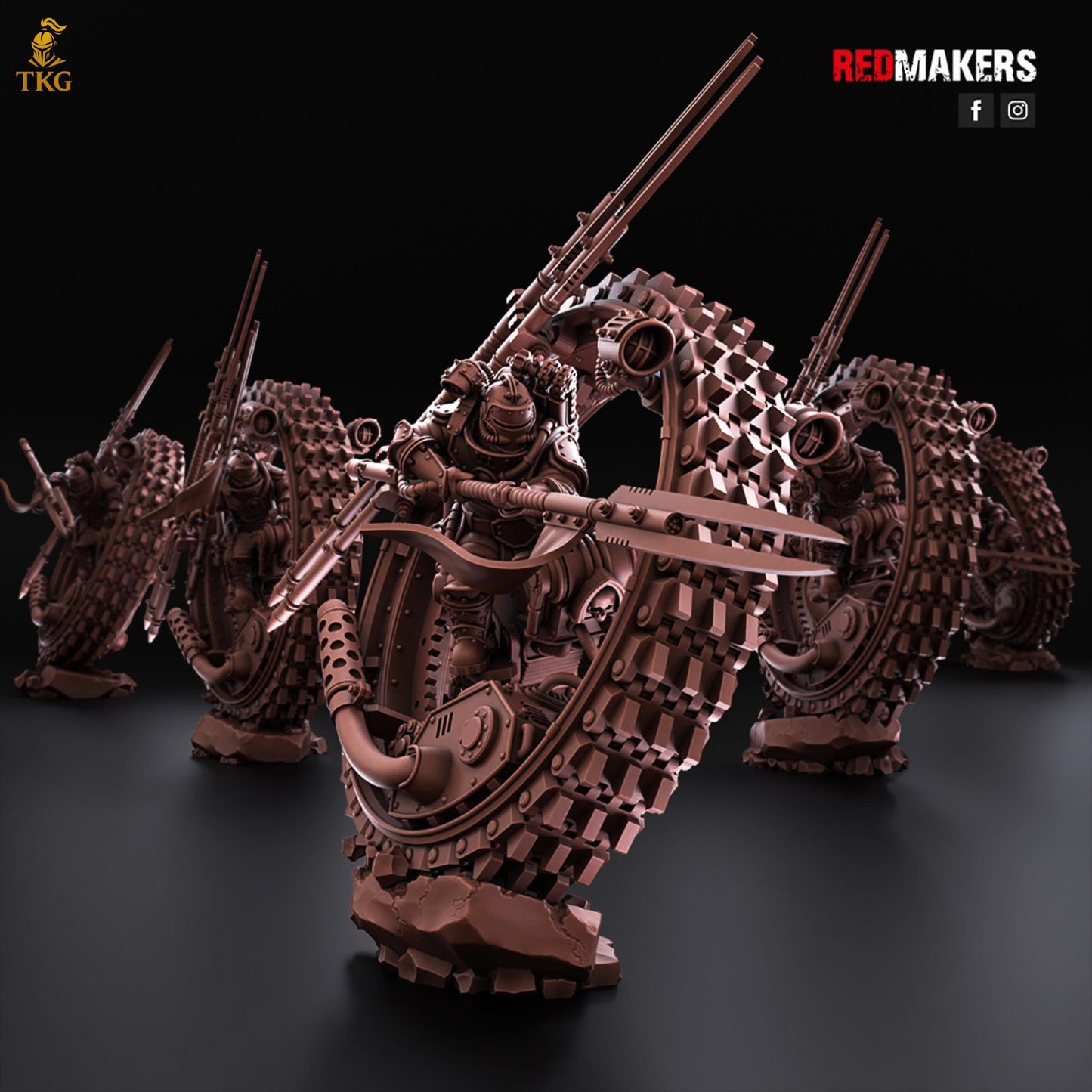 Riders of the Imperial Force by Red Makers | 3D printed Tabletop Miniatures