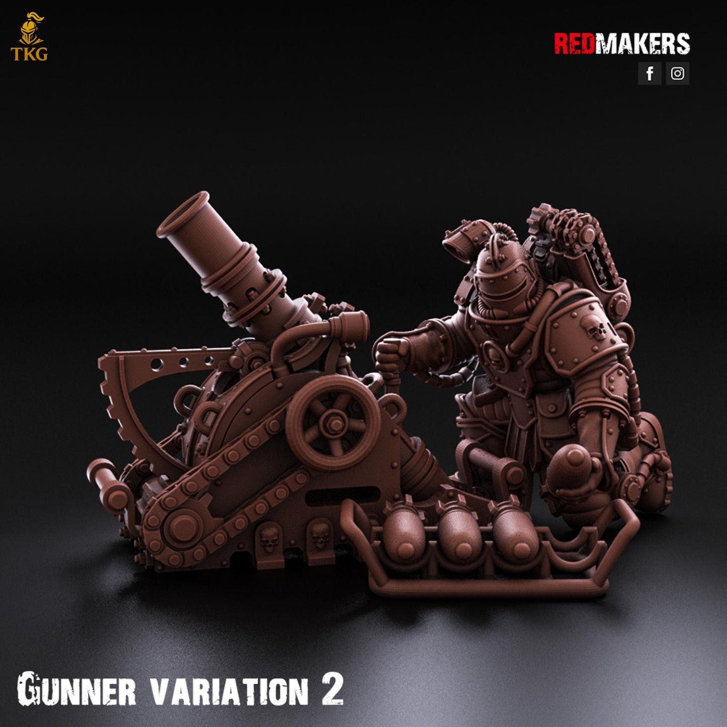 Solar Guard - Heavy Support Squad Classic by Red Makers | 3D printed Tabletop Miniatures