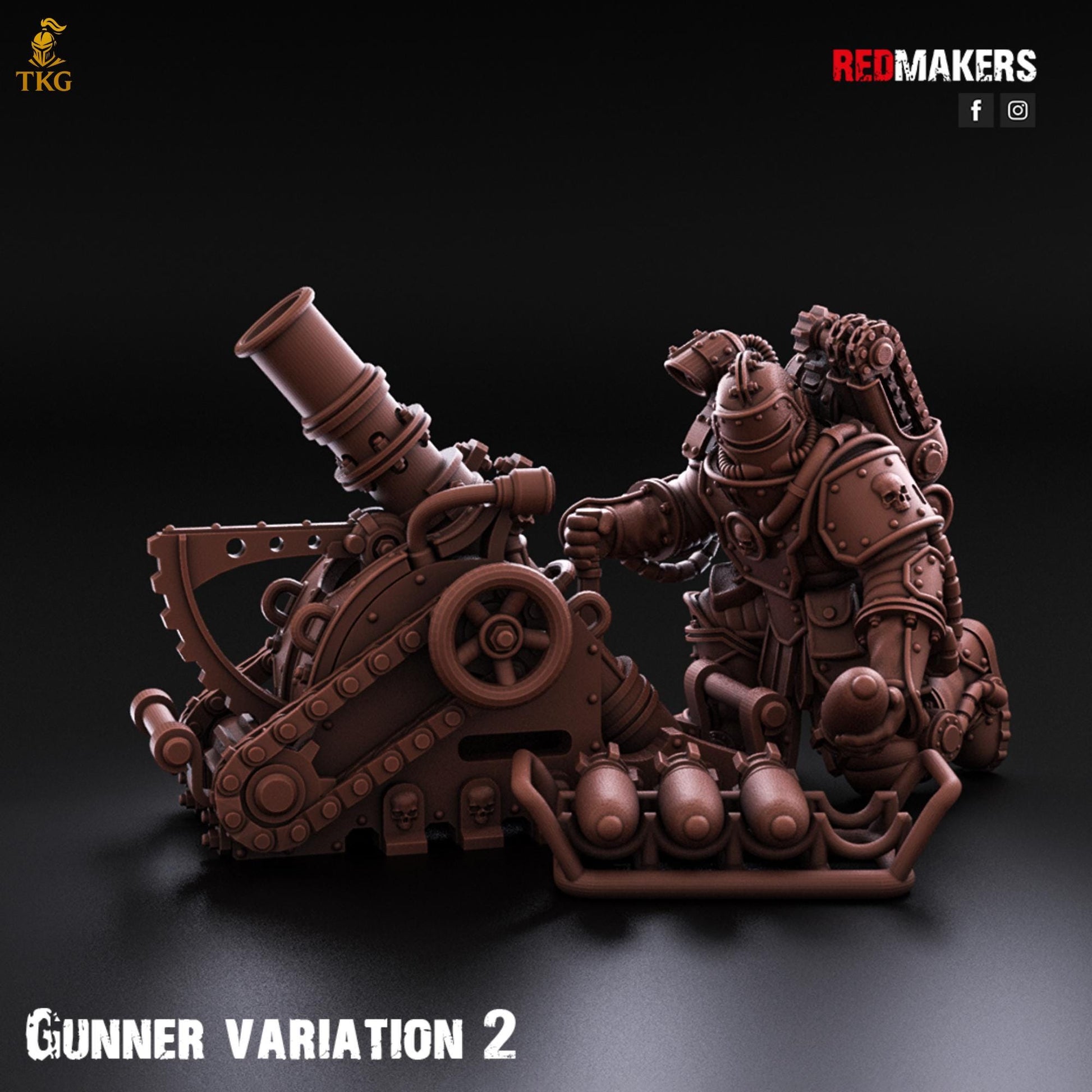 Solar Guard - Heavy Support Squad Classic by Red Makers | 3D printed Tabletop Miniatures