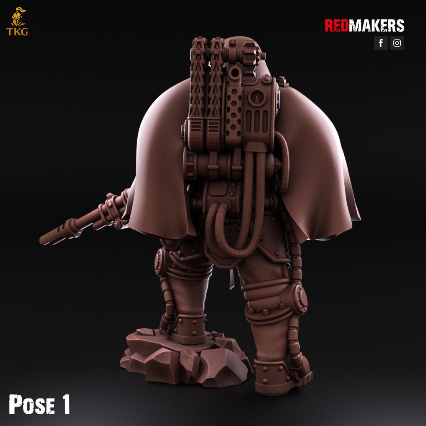 Solar Guard - Snipers of the Imperial Force by Red Makers | 3D printed Tabletop Miniatures