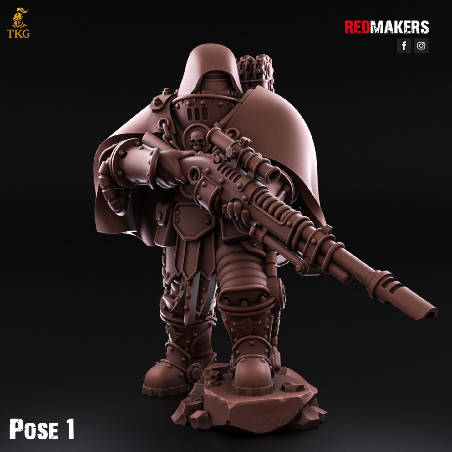 Solar Guard - Snipers of the Imperial Force by Red Makers | 3D printed Tabletop Miniatures