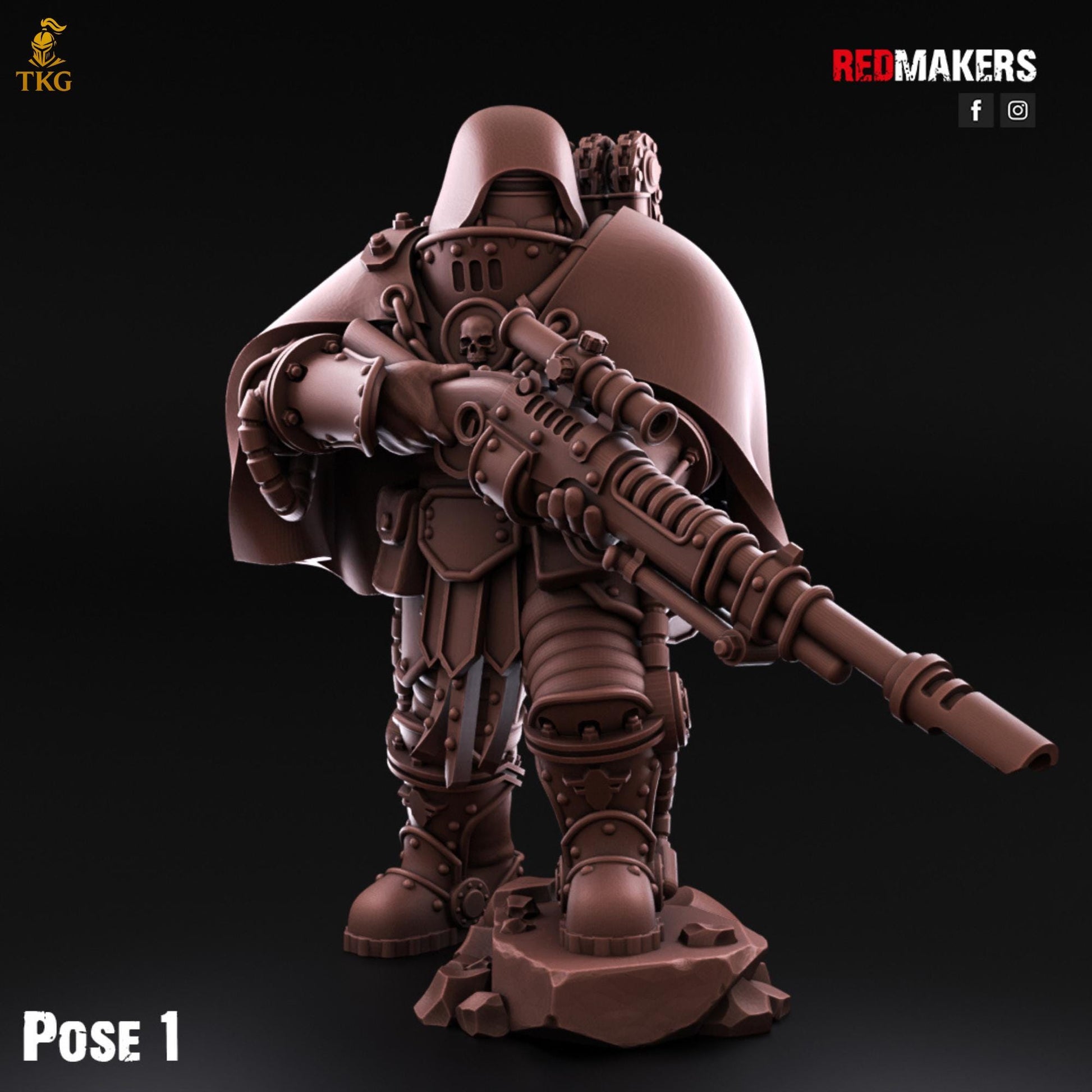 Solar Guard - Snipers of the Imperial Force by Red Makers | 3D printed Tabletop Miniatures