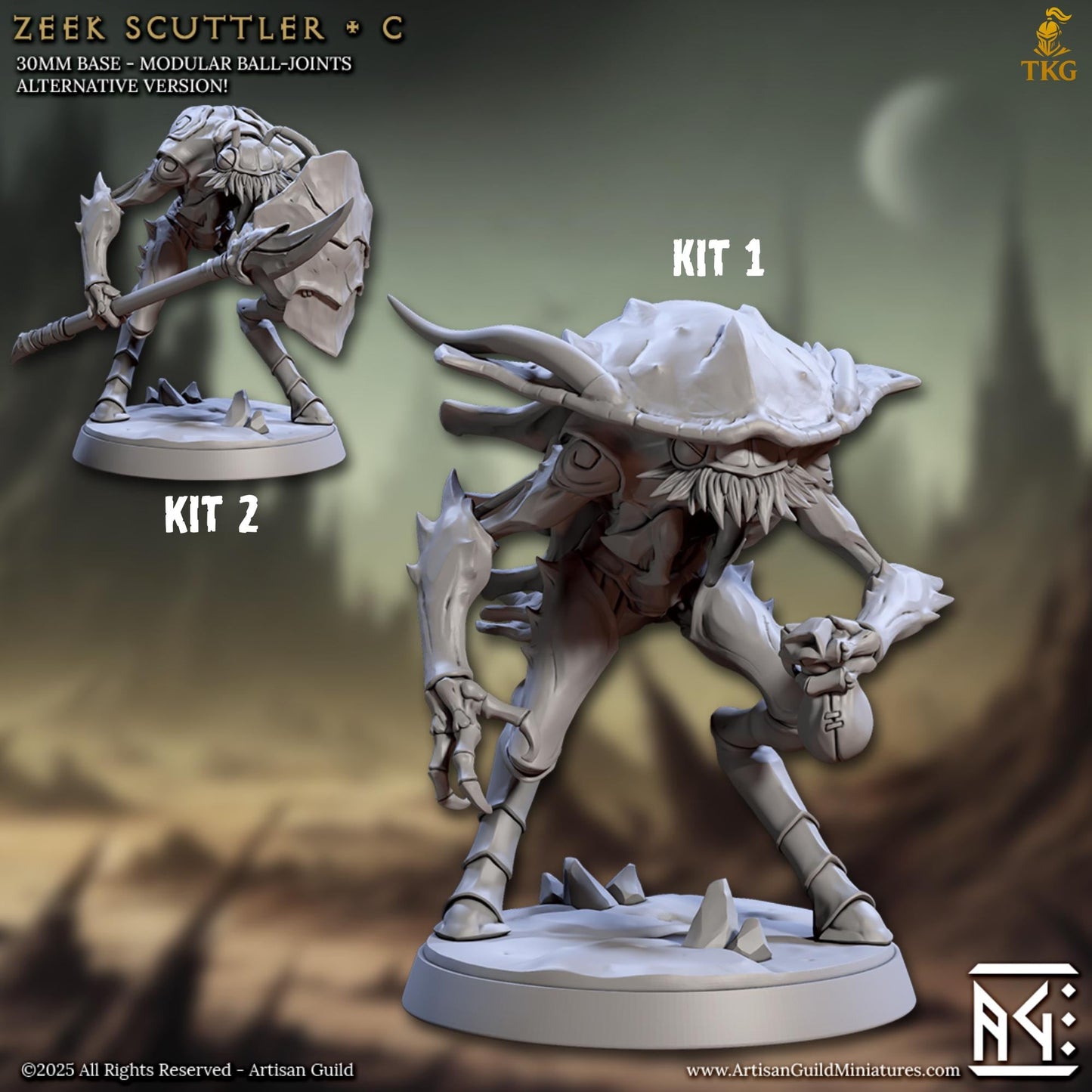 Brood of the Zeek Scuttlers by Artisan Guild | 3D Printed Miniatures