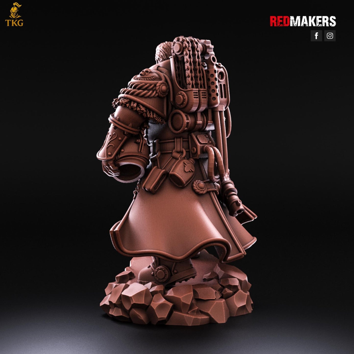 Solar Guard - Officer of the Imperial Force by Red Makers | 3D printed Tabletop Miniatures