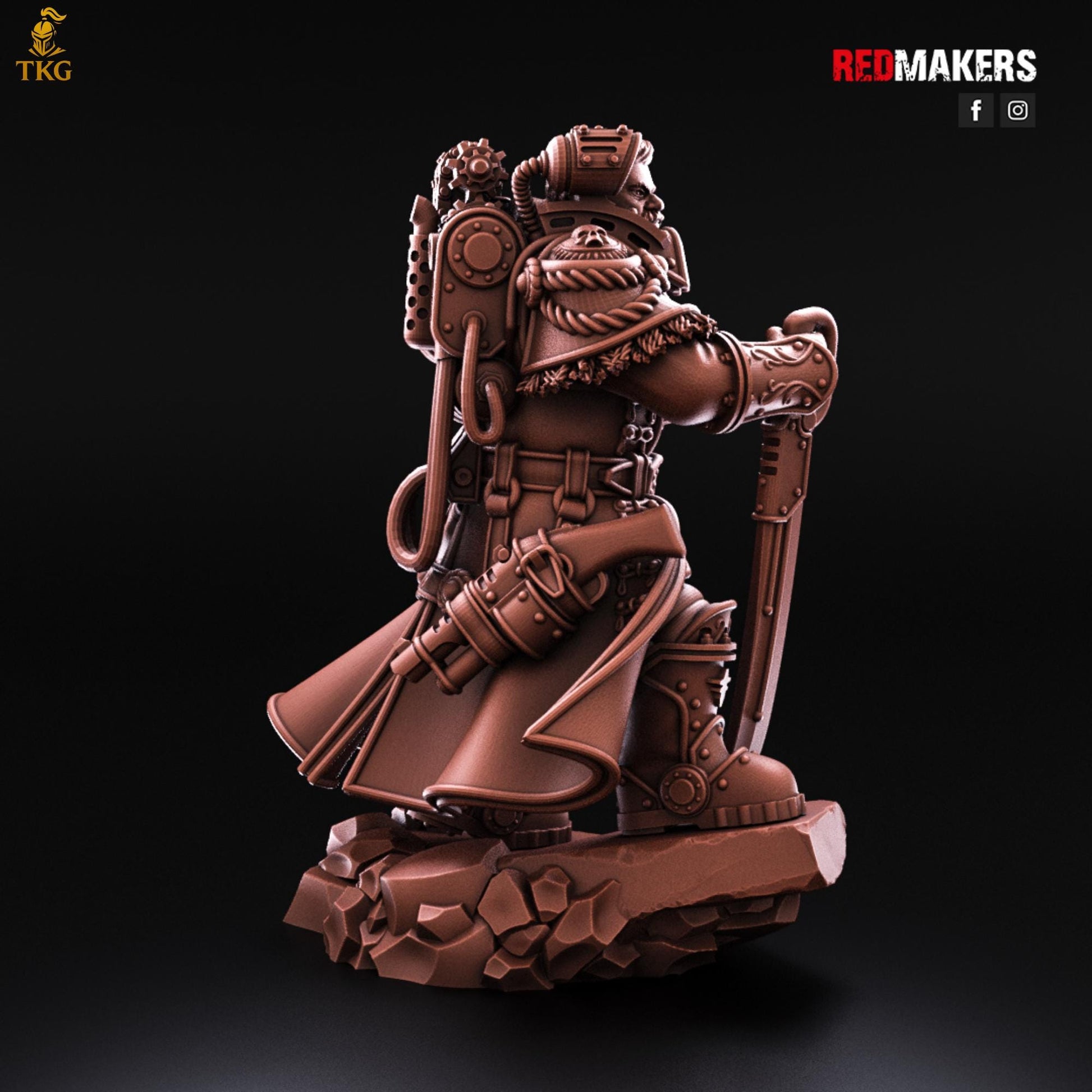 Solar Guard - Officer of the Imperial Force by Red Makers | 3D printed Tabletop Miniatures