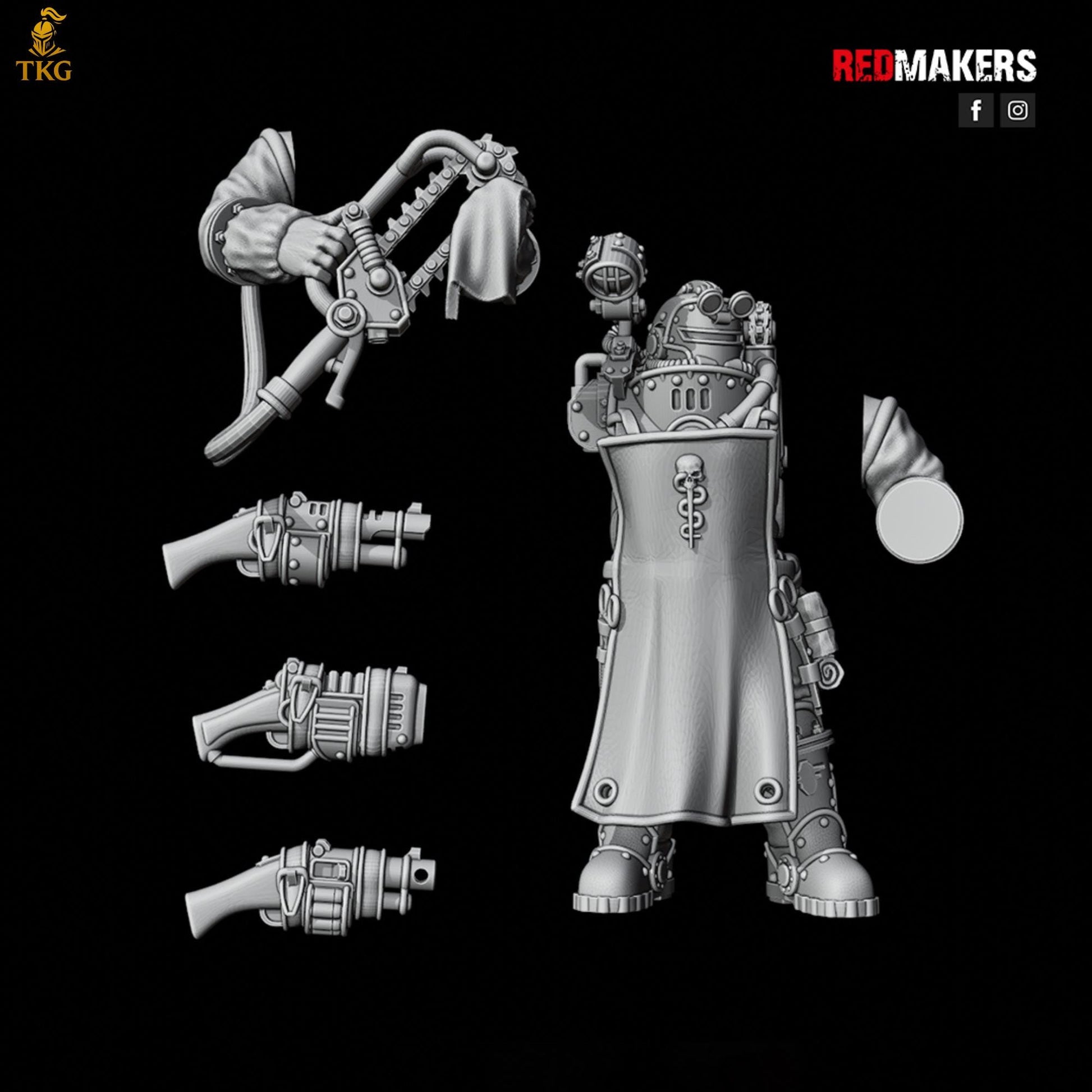 Solar Guard - Command Squad of the Imperial Force by Red Makers | 3D printed Tabletop Miniatures