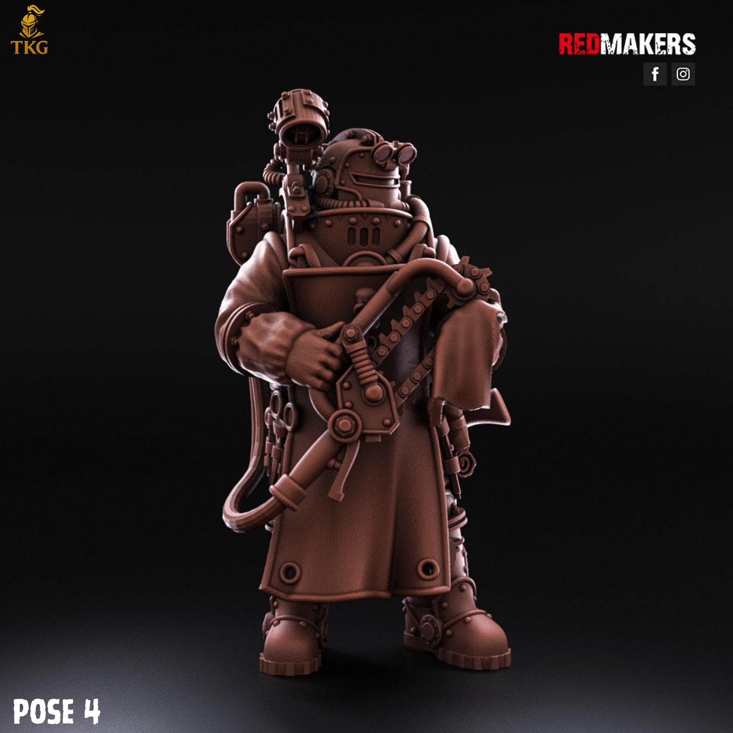 Solar Guard - Command Squad of the Imperial Force by Red Makers | 3D printed Tabletop Miniatures