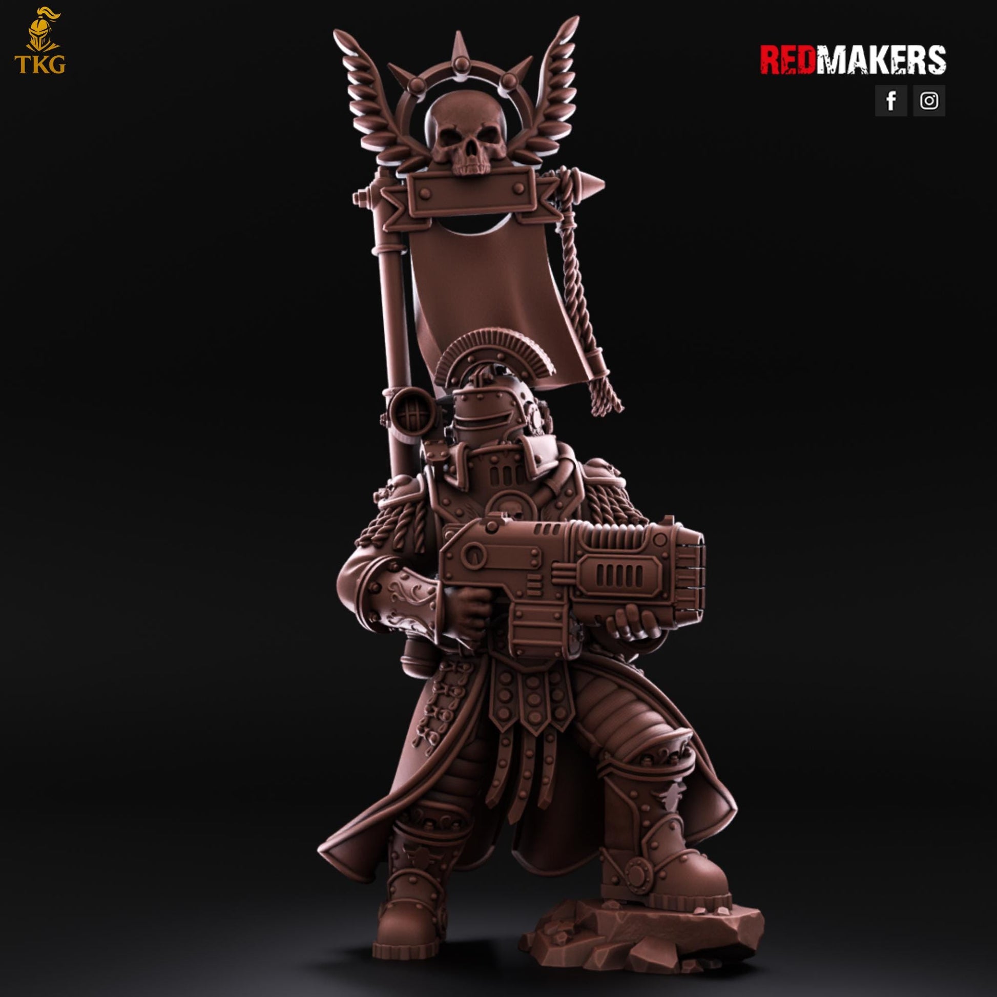 Solar Guard - Tactical Command Squad - Imperial Force by Red Makers | 3D printed Tabletop Miniatures