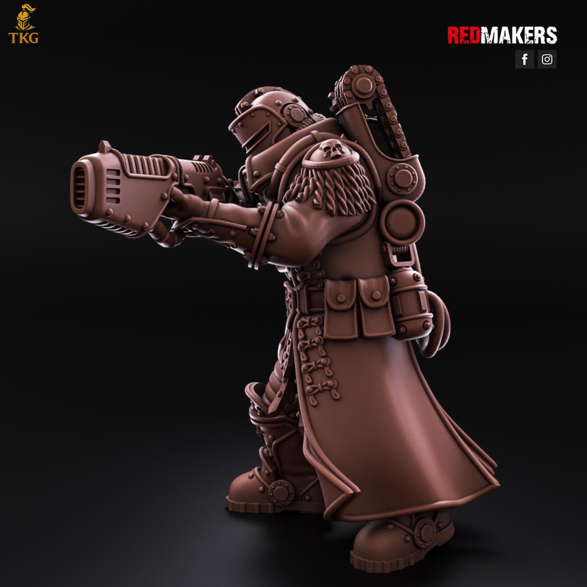 Solar Guard - Tactical Command Squad - Imperial Force by Red Makers | 3D printed Tabletop Miniatures