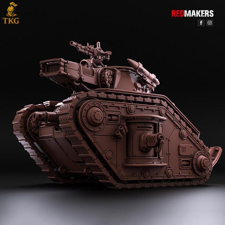 Solar Battle Tank — Imperial Force by Redmakers | 3D Printed Tabletop Miniatures | Russ proxy
