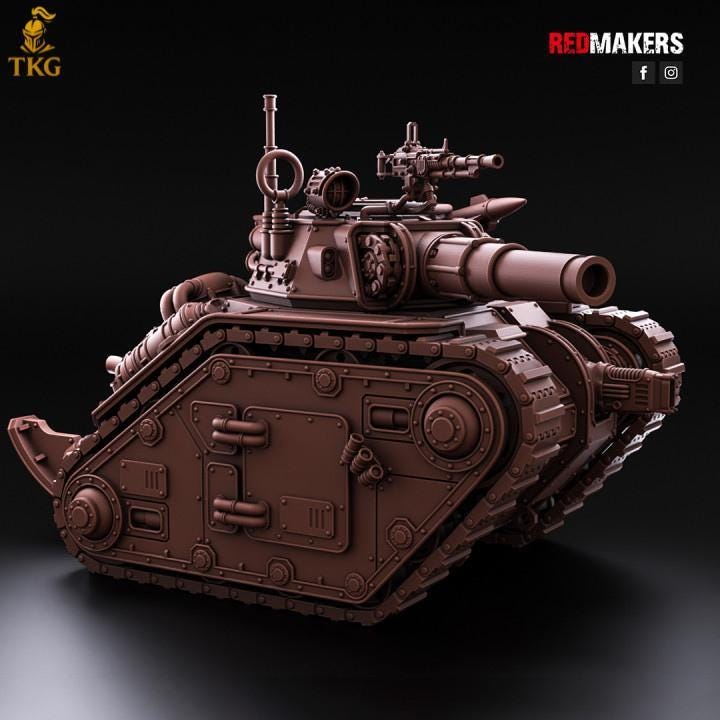 Solar Battle Tank — Imperial Force by Redmakers | 3D Printed Tabletop Miniatures | Russ proxy