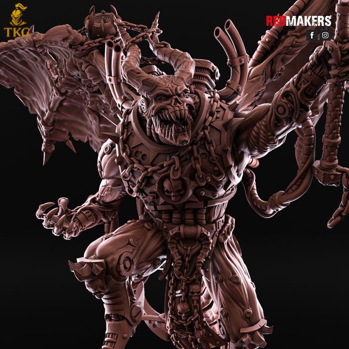 Doomlord | Demon Prince Proxy by RedMakers | 3D Printed Tabletop Miniatures