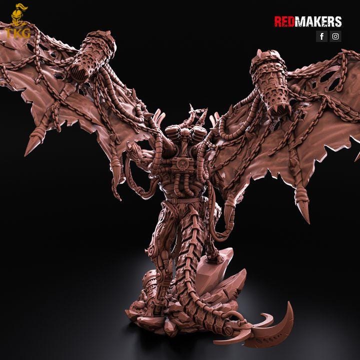 Doomlord | Demon Prince Proxy by RedMakers | 3D Printed Tabletop Miniatures
