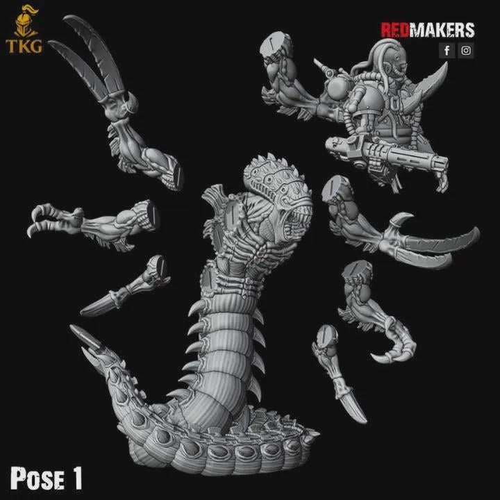 Swarnids by Red Makers | 3D printed Tabletop Miniatures