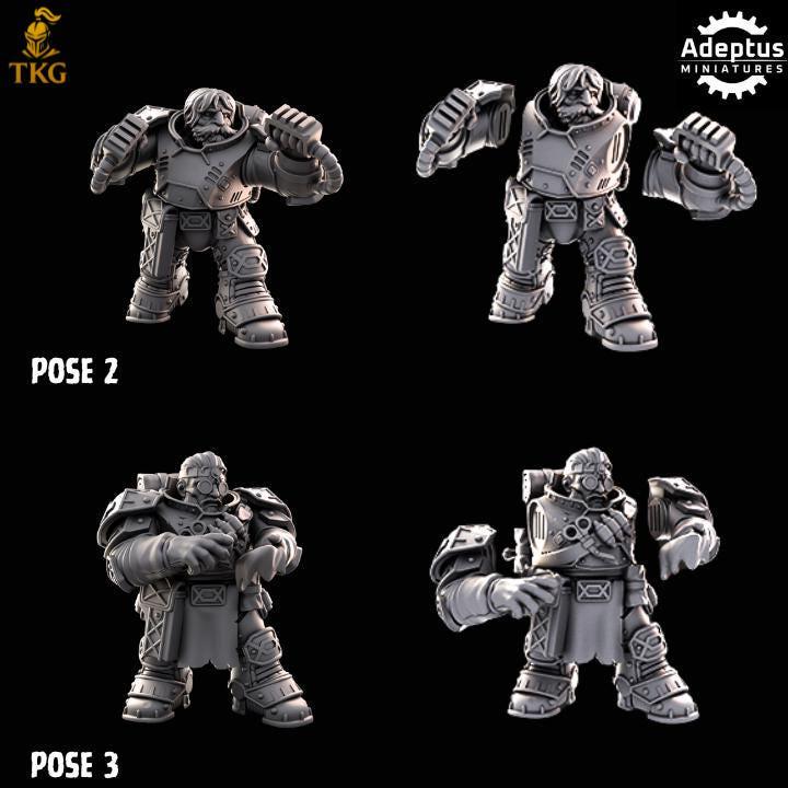 Heavy Dwarves Kill Squad by Adeptus Miniatures | 3D printed Tabletop Miniatures