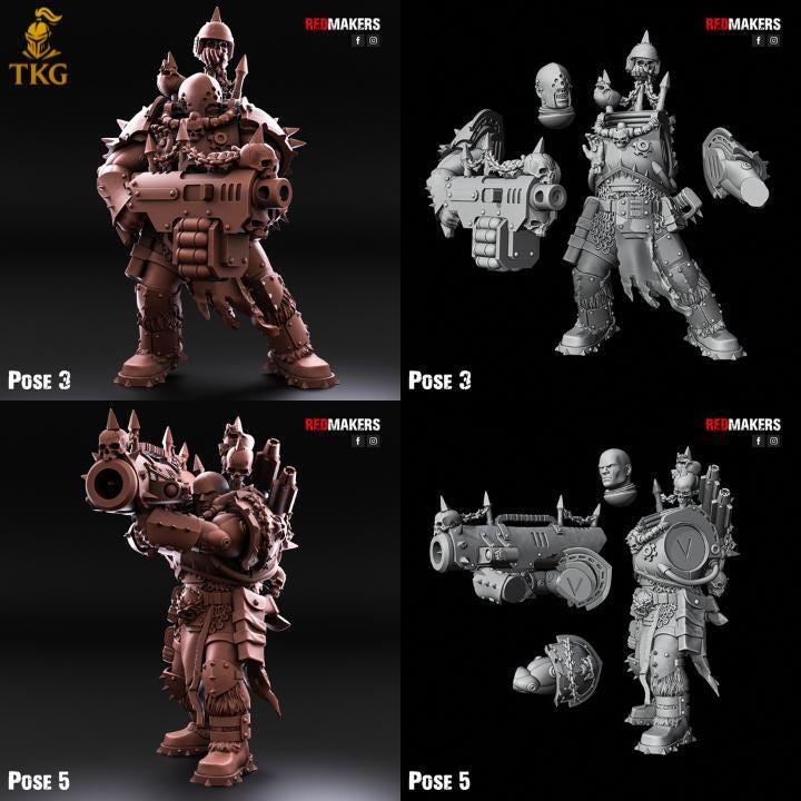 Renegade Scouts Kill Squad by Red Makers | 3D printed Tabletop Miniatures